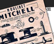 A fanned selection of authentic Mitchell Reel schematics.